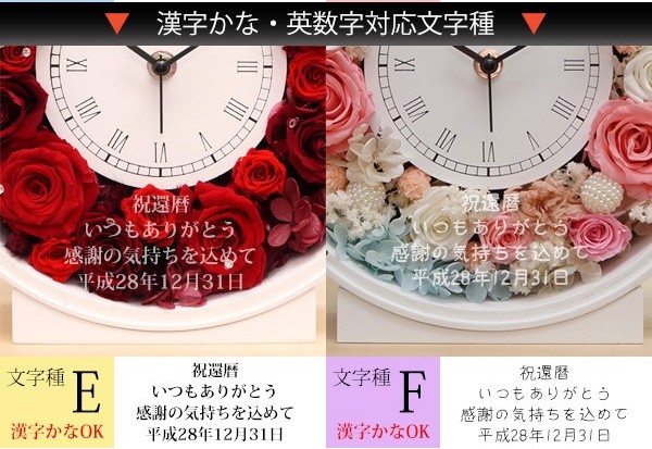 サンクスフラワークロック ＜丸型＞KH0183｜詳細画像